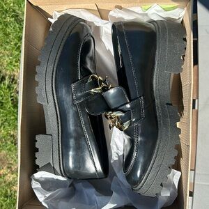 Black Steve Madden Loafers